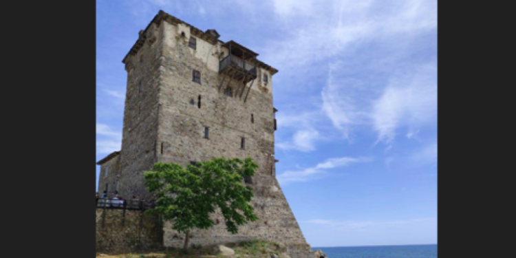 Ouranoupoli: Fortification of the Tower of Prosforo with a donation from Hellenic Gold S.A.