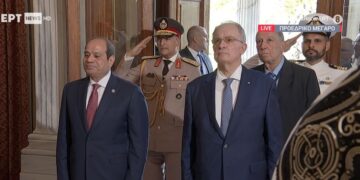 Η συνάντηση του Κωνσταντίνου Τασούλα με τον Αλ Σίσι