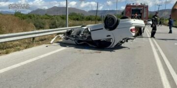 Σοβαρό τροχαίο έπειτα από σύγκρουση δύο αυτοκινήτων – ΦΩΤΟ και ΒΙΝΤΕΟ