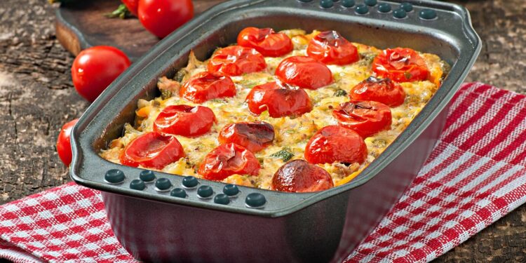 Συνταγή για κανελόνια με ντοματίνια και κατσικίσιο τυρί στο φούρνο