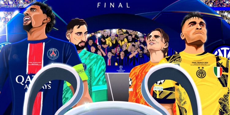 Παρί Σεν Ζερμέν vs Ίντερ στο Μόναχο για το «στέμμα» της Ευρώπης