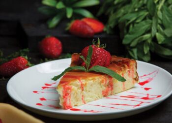 Απλή και γρήγορη συνταγή για απολαυστικό τσιζκέικ ψημένο στο air fryer