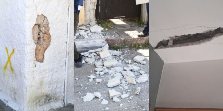 Σεισμοί στην Εύβοια: Σε κατάσταση έκτακτης ανάγκης ο δήμος Μαντουδίου, μετρούν τις «πληγές» τους οι κάτοικοι