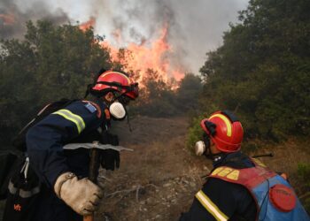 Φωτιά τώρα στα Σπάτα – Μεγάλη κινητοποίηση της πυροσβεστικής