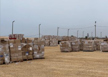 Η οργάνωση «Ανθρωπιστικό Ίδρυμα για τη Γάζα» ανακοίνωσε ότι ξεκίνησε η διανομή βοήθειας