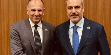 Συνάντηση Γεραπετρίτη – Φιντάν στην Αττάλεια: Επί τάπητος η προετοιμασία του επόμενου Ανώτατου Συμβουλίου Συνεργασίας Ελλάδας-Τουρκίας