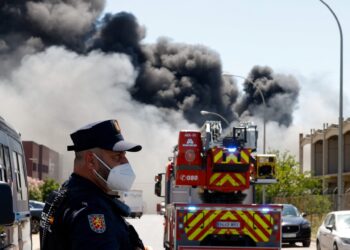 Φωτιά ξέσπασε σε αποθήκη χημικών κοντά στη Σεβίλλη