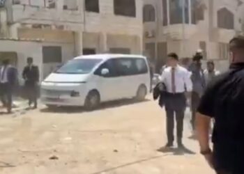 Israeli fire during a visit by foreign diplomats to the West Bank