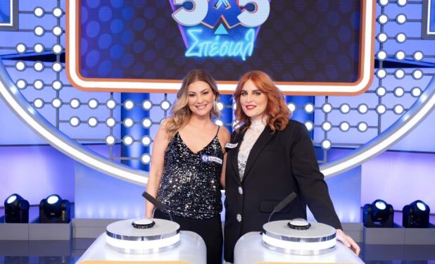 Ο Θάνος Κιούσης υποδέχεται την Δέσποινα Καμπούρη και την Εβελίνα Νικόλιζα