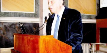 Πανηγυρική συνεδρία για το τριπλούν ιωβηλαίο του πρώην Προέδρου της, Αντώνη Κουνάδη