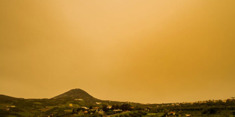 Προειδοποίηση για κύμα αφρικανικής σκόνης την Παρασκευή (16/5)
