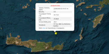 Earthquake of 6.1 richter off the coast of Crete – Felt as far as Attica