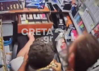 Ηράκλειο: Βίντεο ντοκουμέντο από τη ληστεία σε περίπτερο