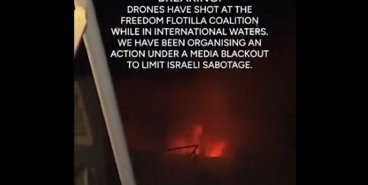 Μάλτα: Πλοίο που μετέφερε ακτιβιστές και βοήθεια προς την Γάζα δέχτηκε επίθεση από drones σε διεθνή ύδατα