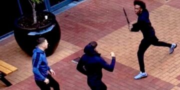 Australian state bans large knives after gang fight