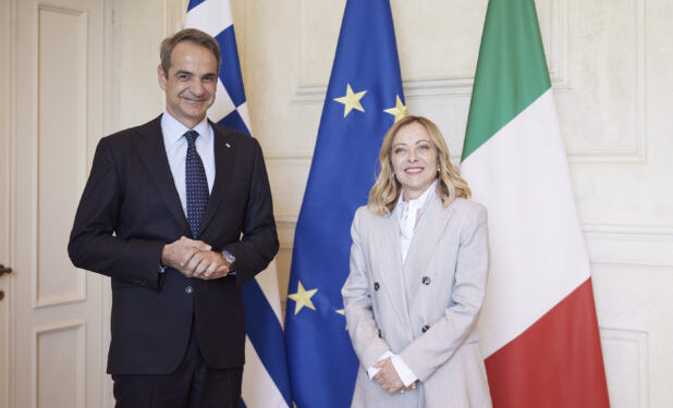 Οι κοινές δηλώσεις Μητσοτάκη και Μελόνι