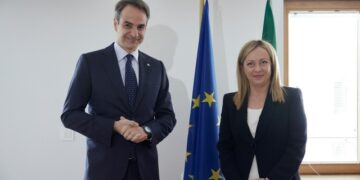 Kyriakos Mitsotakis: Watch live the joint statements with Georgia Meloni