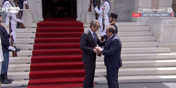 Η συνάντηση του Κυριάκου Μητσοτάκη με τον Φατάχ Αλ Σίσι