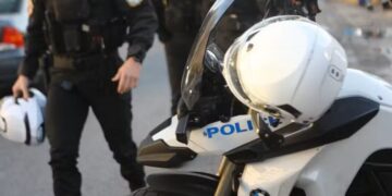 Φωτιά σε μοτοσικλέτα της ομάδας ΔΙ.ΑΣ στη λεωφόρο Ηρακλείου