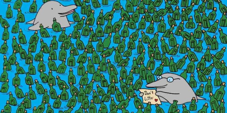 Μόνο το 1% των ανθρώπων θα βρει τα 5 άδεια μπουκάλια σε 5 δευτερόλεπτα