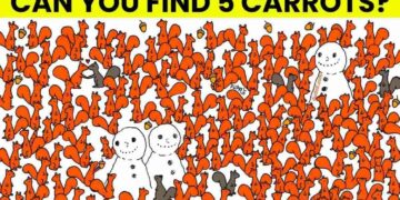 Μόνο το 3% των ανθρώπων θα βρει τα 5 καρότα σε 7 δευτερόλεπτα