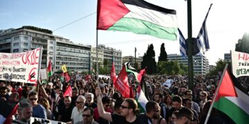 Κυκλοφοριακές ρυθμίσεις στο Σύνταγμα, λόγω συλλαλητηρίου υπέρ της Παλαιστίνης