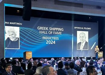 Η Αθηνά Μαρτίνου και ο Σπύρος Πολέμης στο Πάνθεον της ελληνικής ναυτιλίας
