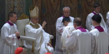 Πάπας Λέων ΙΔ’: Η πρώτη λειτουργία στο Βατικανό