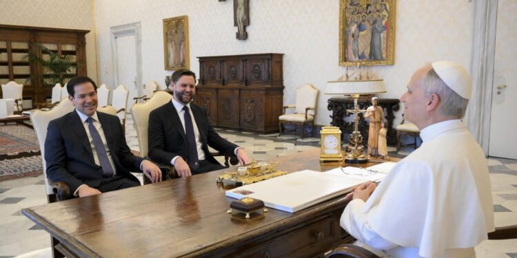 Βατικανό: Η πρώτη συνάντηση Βανς-Ρούμπιο με τον πάπα Λέων ΙΔ’