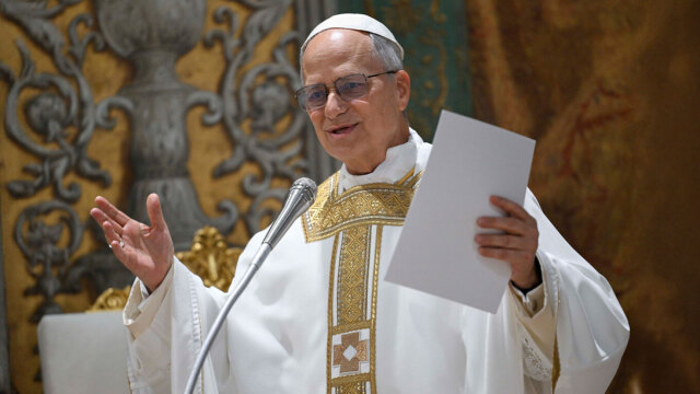 The Vatican has begun the enthronement ceremony of Pope Leo XIV amid strict security measures