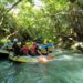 Κάναμε rafting στον Λούσιο και τον Αλφειό και ραπέλ από τη Γέφυρα του Πεντοχίλιαρου