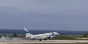 Problems on flights due to strong winds in Rhodes – Plane could not land, see video