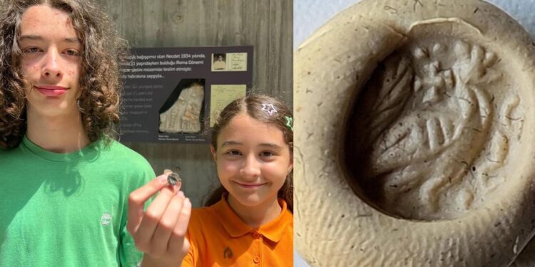 Ένας 10χρονος ανακάλυψε τυχαία κοντά στο σπίτι του ένα αρχαίο δαχτυλίδι-σφραγίδα