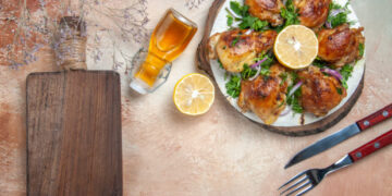 Συνταγή για κοτόπουλο λεμονάτο με σκόρδο