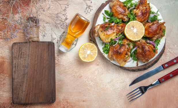 Συνταγή για κοτόπουλο λεμονάτο με σκόρδο