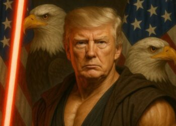 Ο Λευκός Οίκος παρουσίασε τον Τραμπ ως ήρωα του Star Wars με κόκκινο φωτόσπαθο