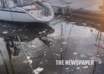 Βόλος: Εικόνες ρύπανσης στη θαλάσσια περιοχή του Παγασητικού Κόλπου