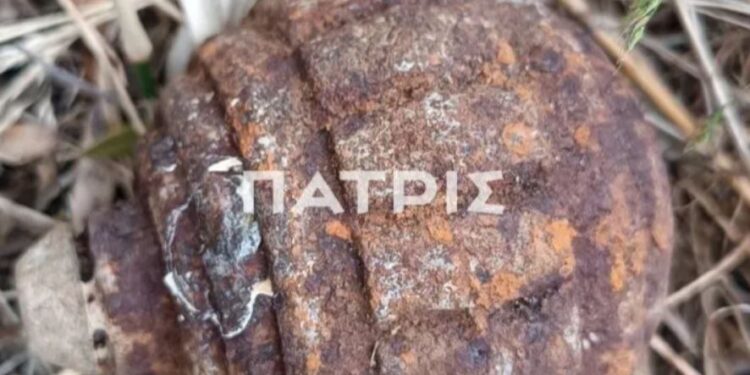 Εντοπίστηκε σπάνια χειροβομβίδα του Α’ Παγκοσμίου Πολέμου
