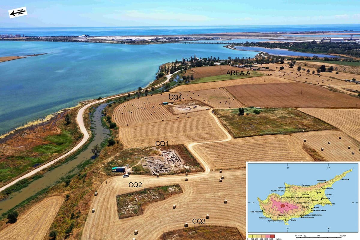 Αεροφωτογραφία του Hala Sultan Tekke