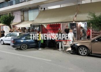 Βόλος: Τροχαίο με εγκατάλειψη στο κέντρο της πόλης