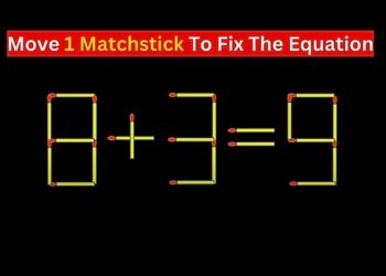 Μπορείτε να διορθώσετε την ισότητα μετακινώντας μόλις 1 σπίρτο; Έχετε 8 δευτερόλεπτα