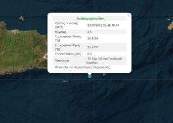 Σεισμός 3,5 Ρίχτερ στο Λασίθι