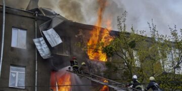 Ten dead and many wounded in the Russian attacks in Kyiv