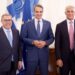 Συνάντηση του πρωθυπουργού με τους CEO της UniCredit και της Alpha Bank