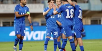 Έλαμψε ξανά η νεανική Εθνική