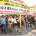 «Λευτεριά στην Παλαιστίνη και καμία εμπλοκή στο μακελειό»