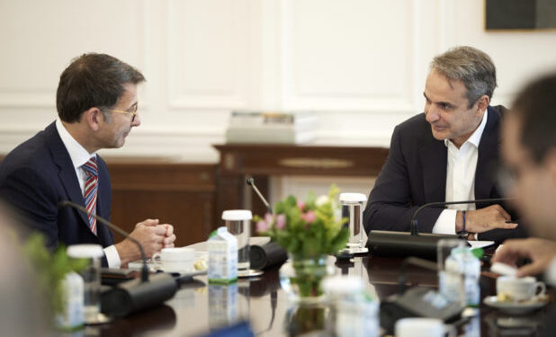 Συνάντηση Μητσοτάκη με τον Εκτελεστικό Αντιπρόεδρο και CCO της Microsoft, Judson Althoff