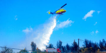 Θεσσαλονίκη: Σε ύφεση η φωτιά στην Ευκαρπία