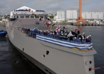 Βίντεο της Naval Group με την καθέλκυση της φρεγάτας «Φορμίων»
