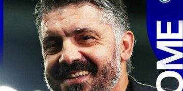 Ο Γκατούζο στον πάγκο της Εθνικής Ιταλίας